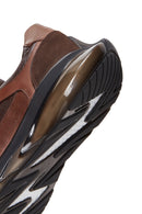 Men's Brown Leather Sneaker | Derimod