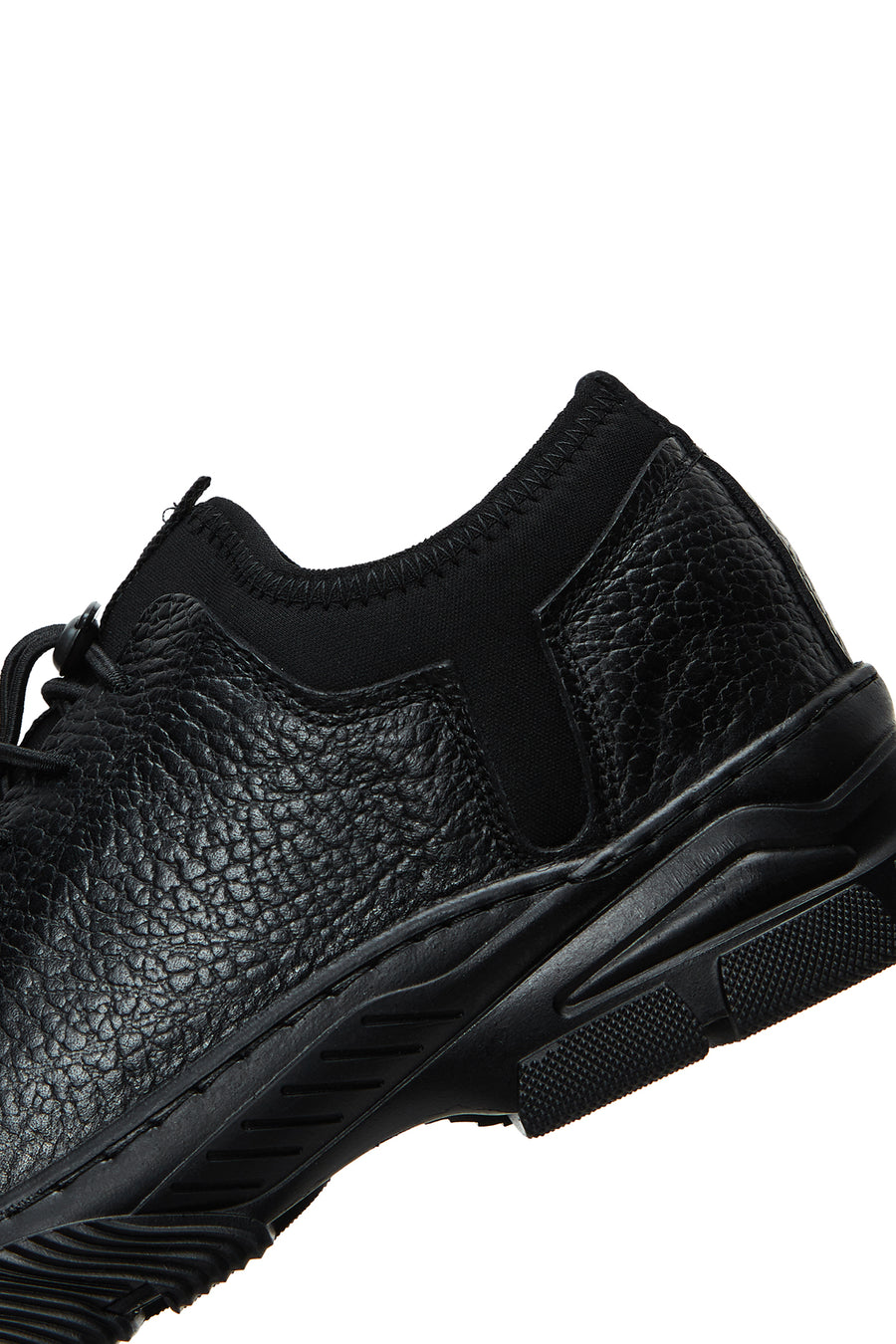 Erkek Siyah Deri Casual Sneaker