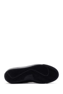 Men's Black Suede Leather Sneaker | Derimod