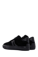 Men's Black Suede Leather Sneaker | Derimod