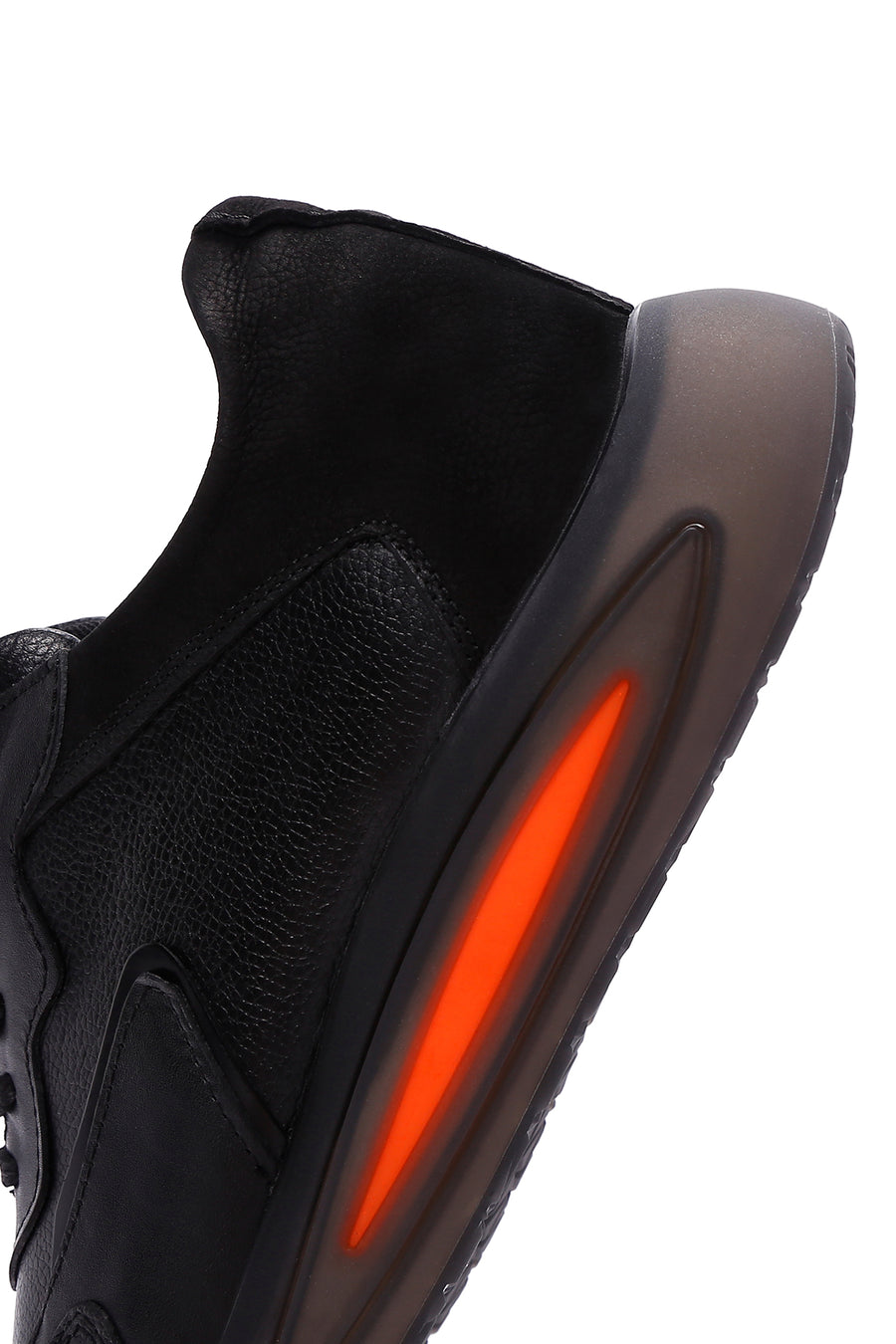 Men's Black Leather Sneaker