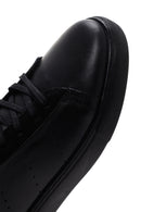 Men's Black Leather Sneaker | Derimod
