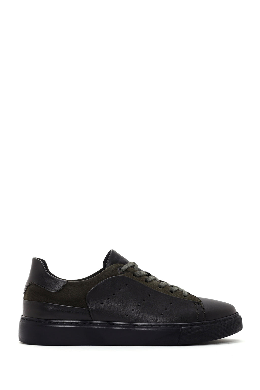 Erkek Yeşil  Deri Sneaker