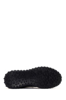 Men's Black Leather Casual Sneaker | Derimod