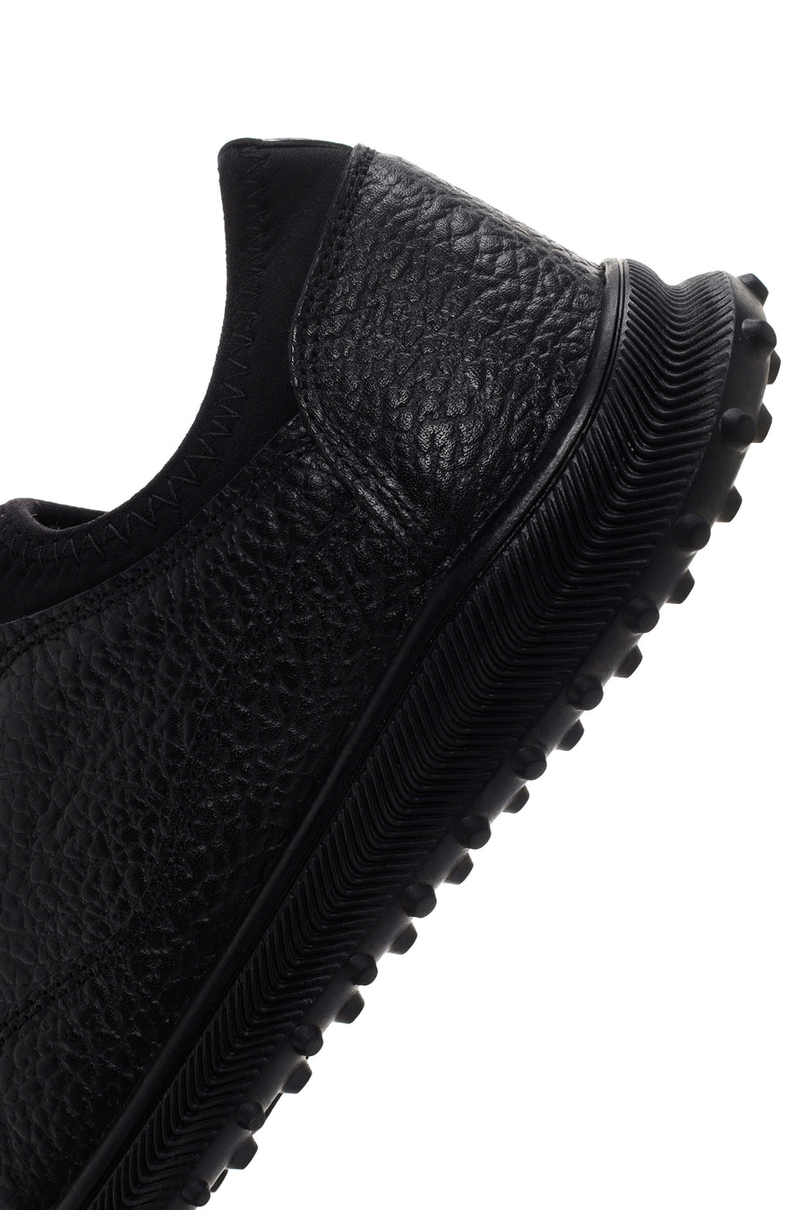 Men's Black Leather Casual Sneaker