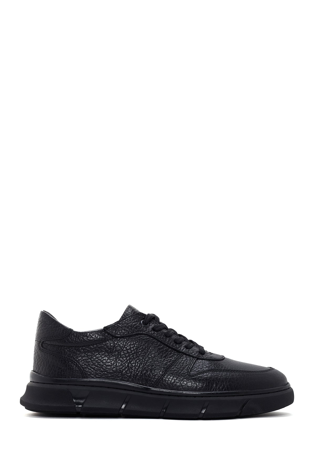Erkek Siyah Deri Sneaker 23WFD6948FT | Derimod