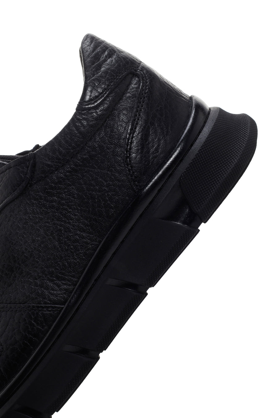 Erkek Siyah Deri Sneaker