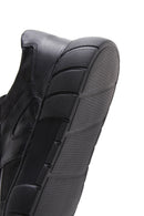 Erkek Siyah Deri Kalın Tabanlı Sneaker | Derimod