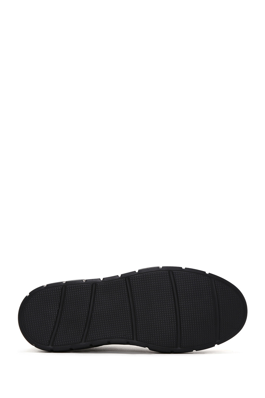 Men's Green Leather Thick Soled Sneaker