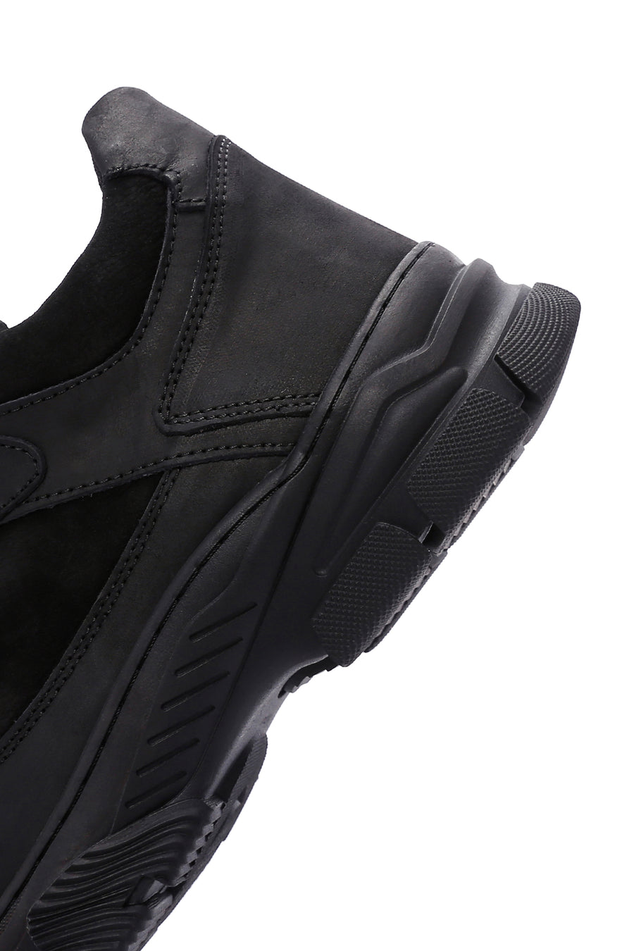 Men's Black Leather Casual Boots