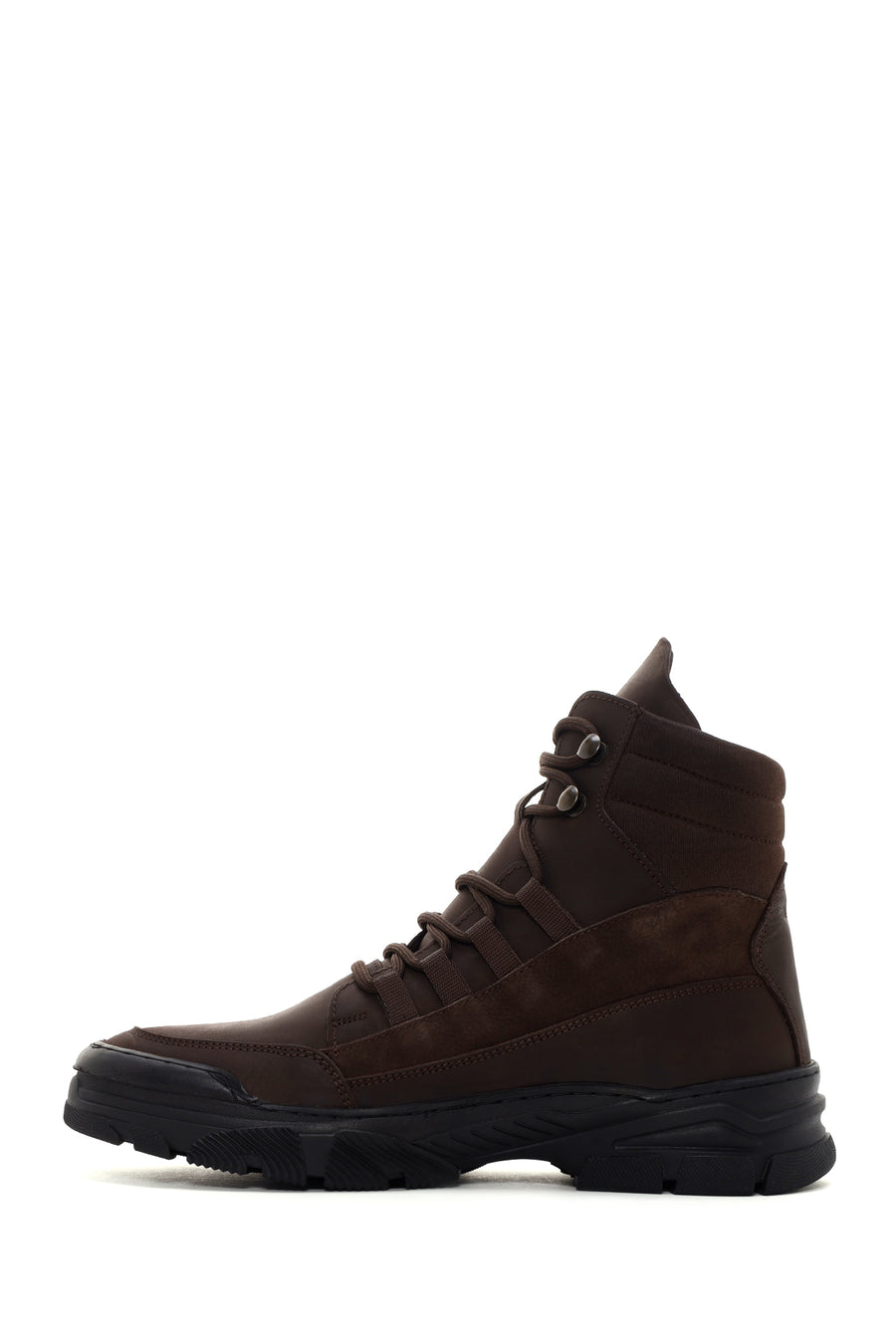 Men's Brown Leather Outdoor Boots