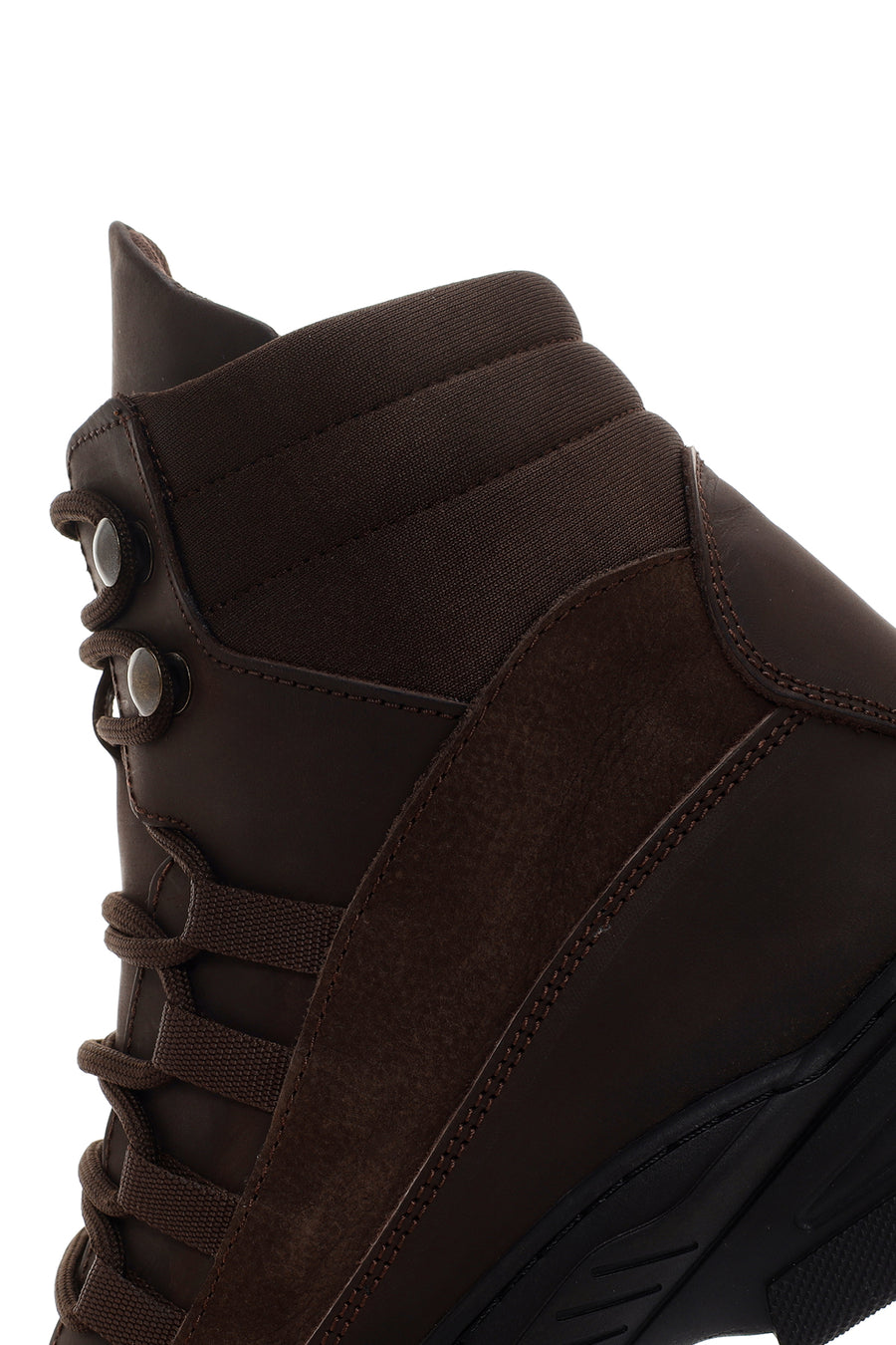 Men's Brown Leather Outdoor Boots