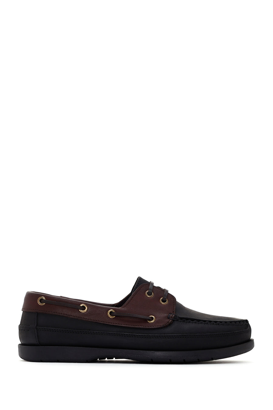 Men's Black Leather Casual Shoes 23WFD6957M2 | Derimod