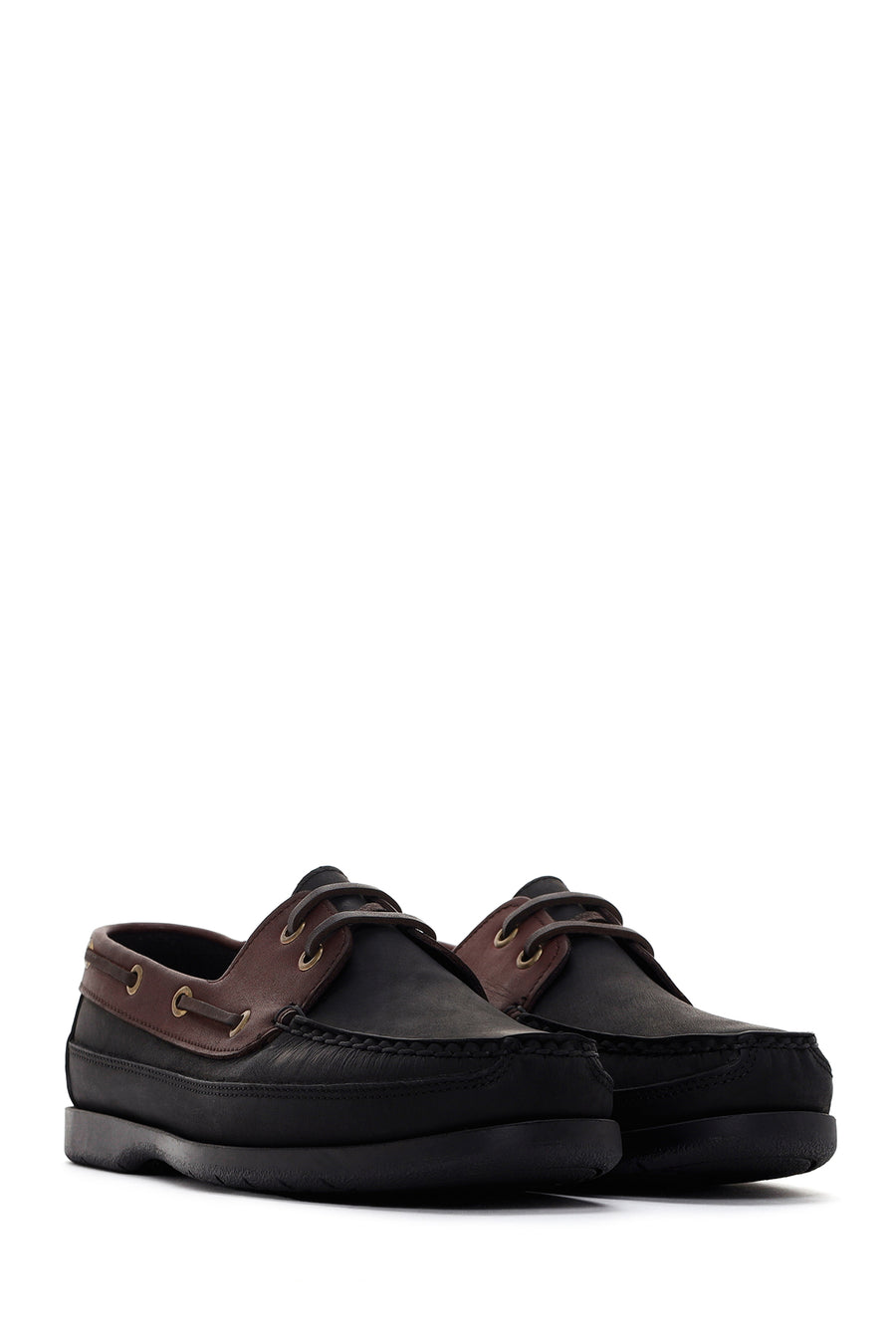 Men's Black Leather Casual Shoes