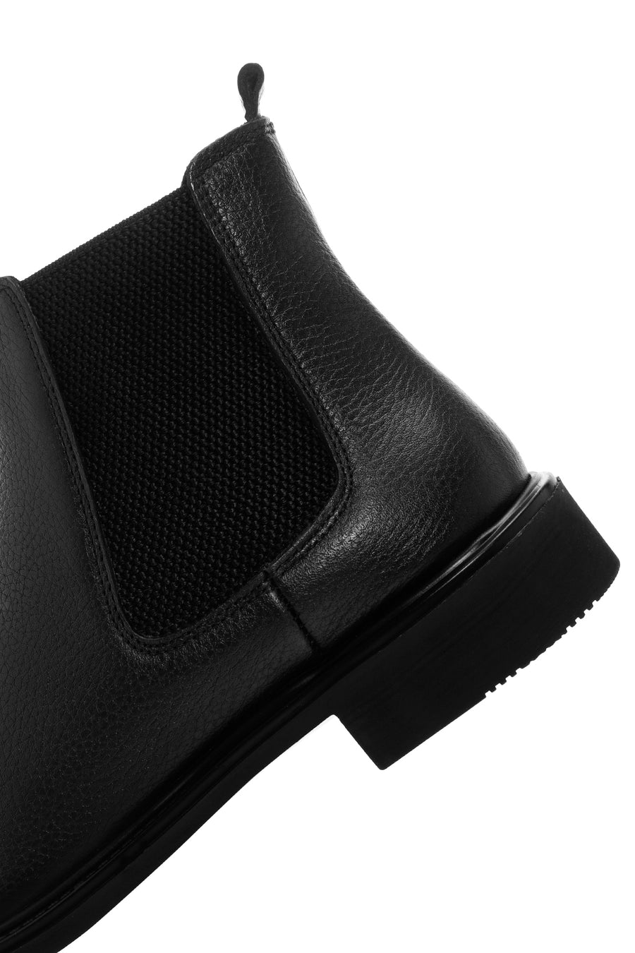 Men's Black Leather Chelsea Boots