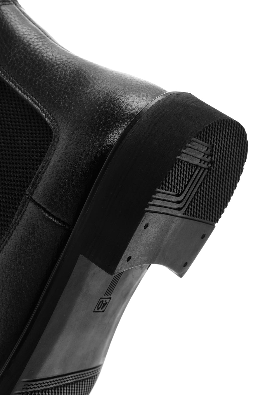 Men's Black Leather Chelsea Boots