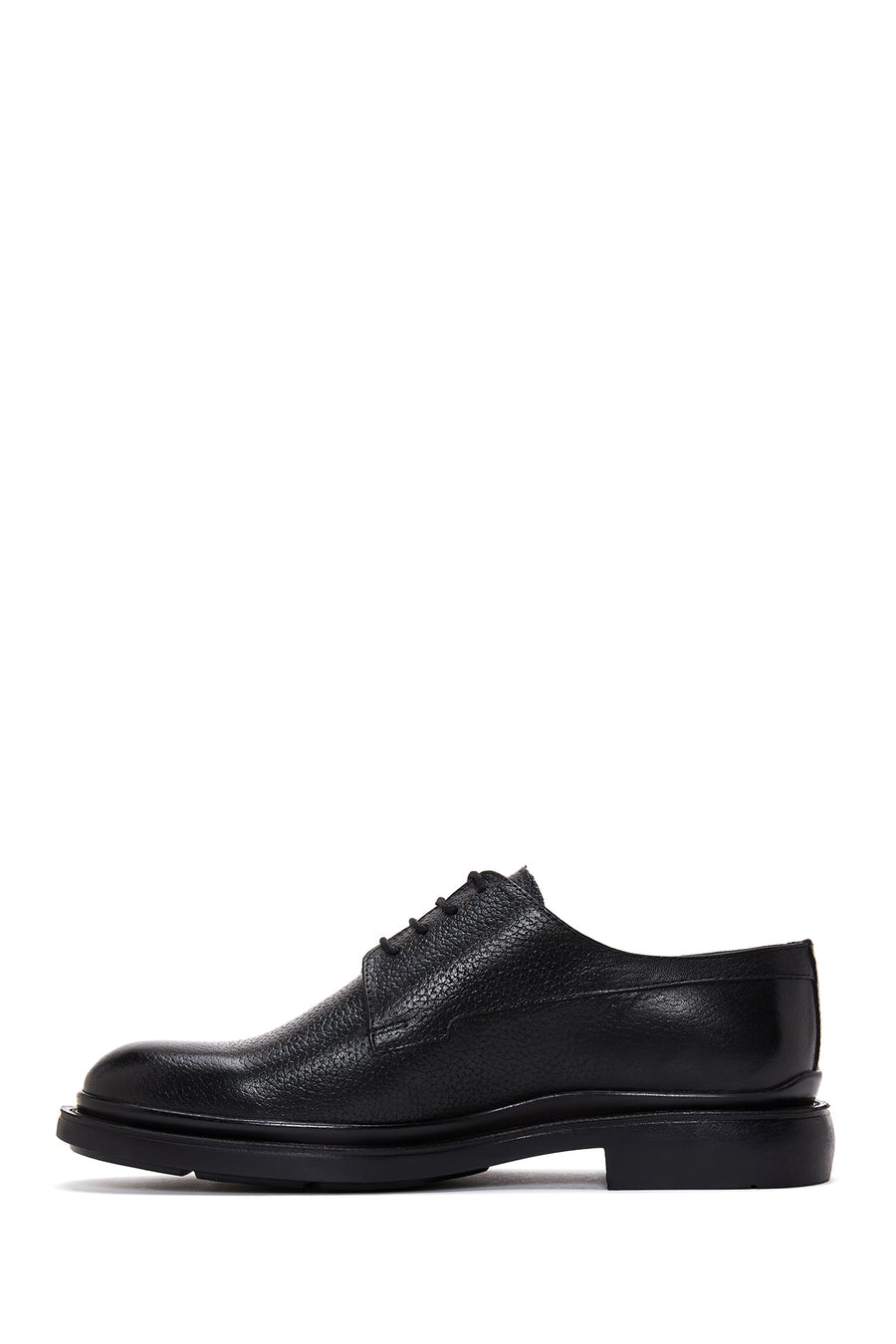 Men's Black Leather Casual Shoes