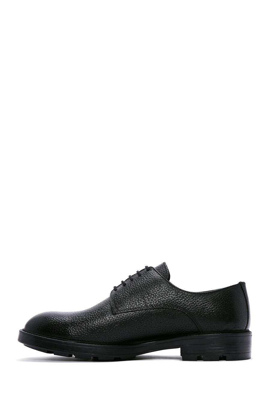 Men's Black Leather Casual Shoes