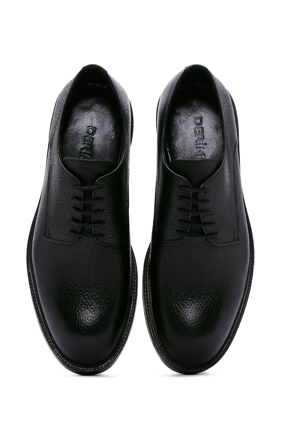 Men's Black Leather Casual Shoes