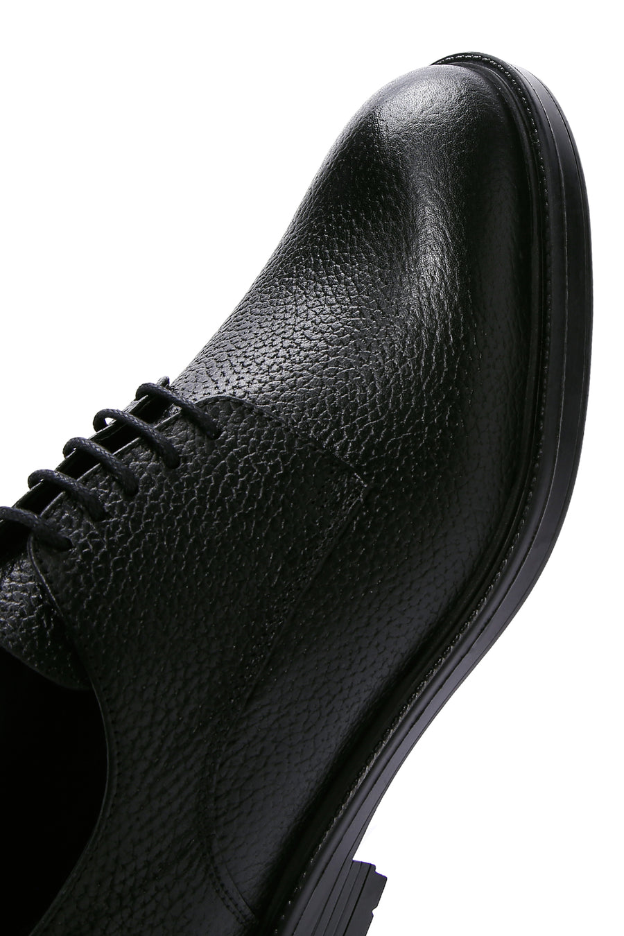 Men's Black Leather Casual Shoes