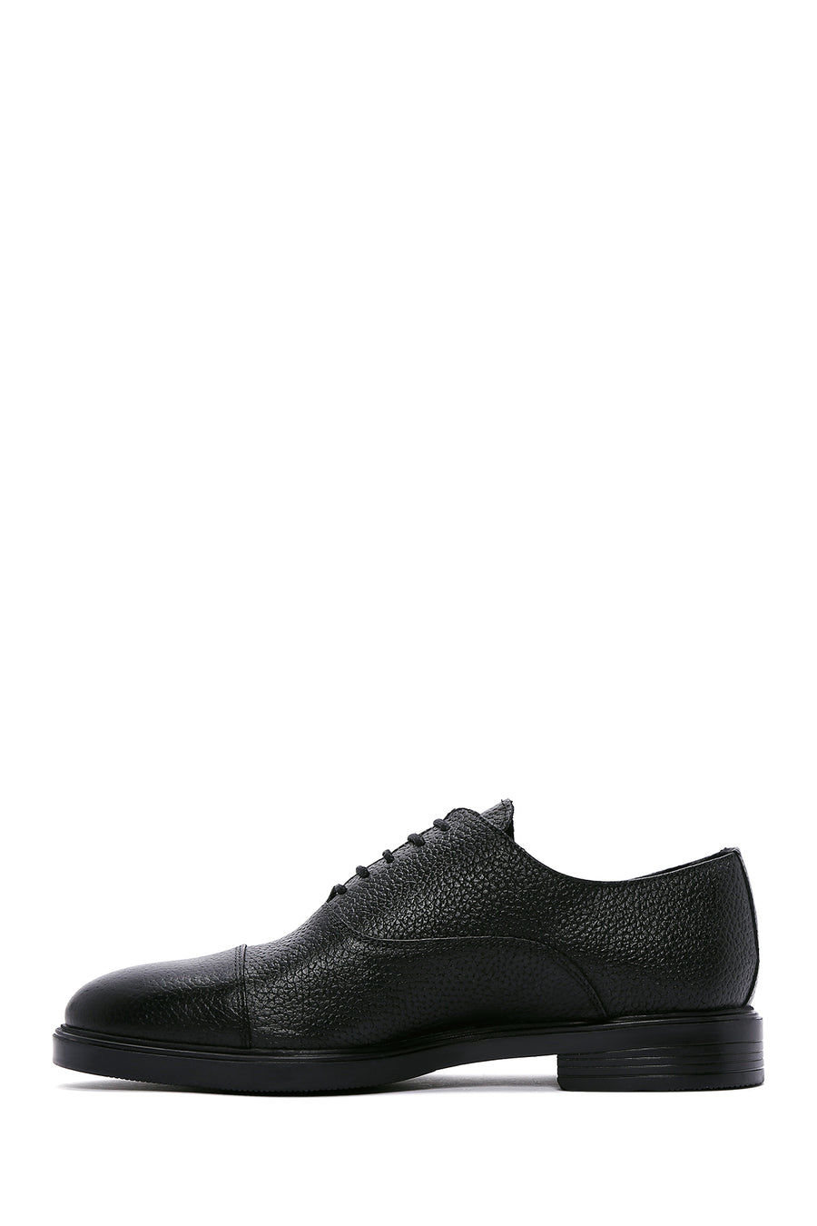Men's Black Leather Casual Shoes