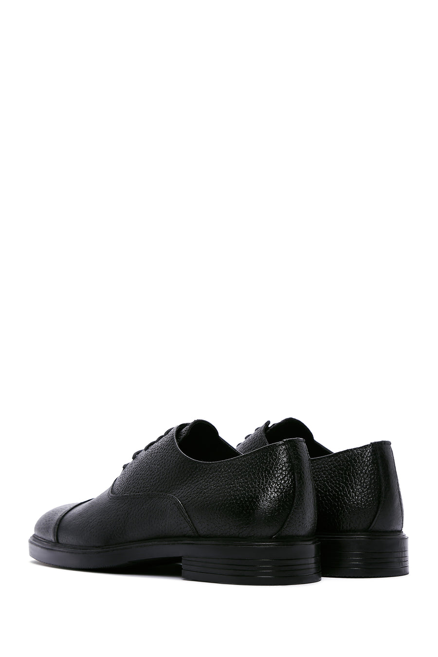 Men's Black Leather Casual Shoes