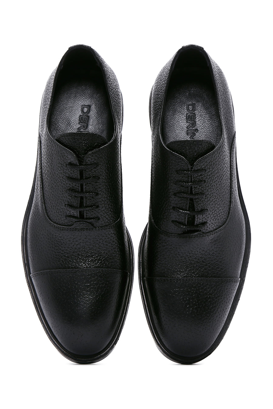 Men's Black Leather Casual Shoes