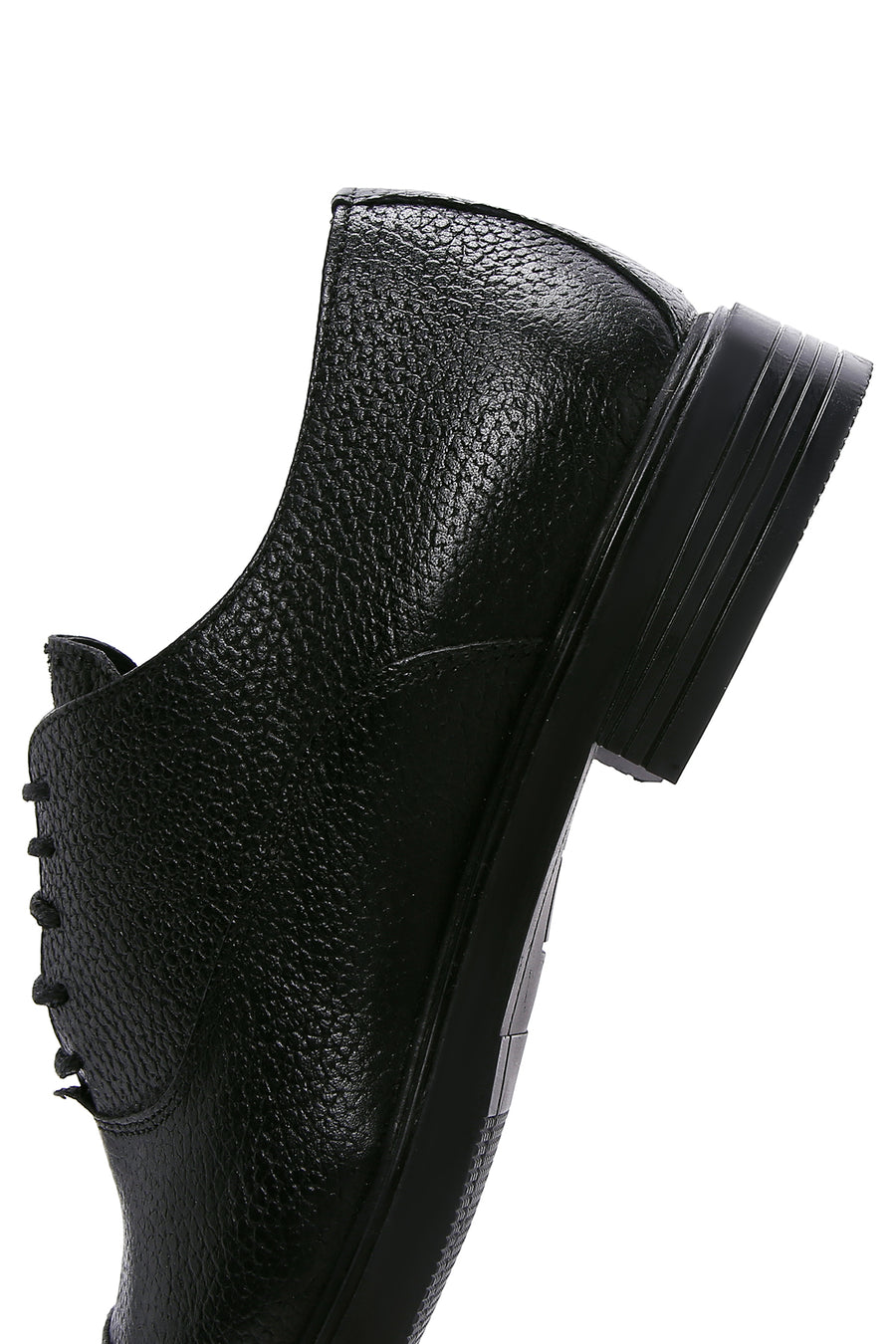 Men's Black Leather Casual Shoes