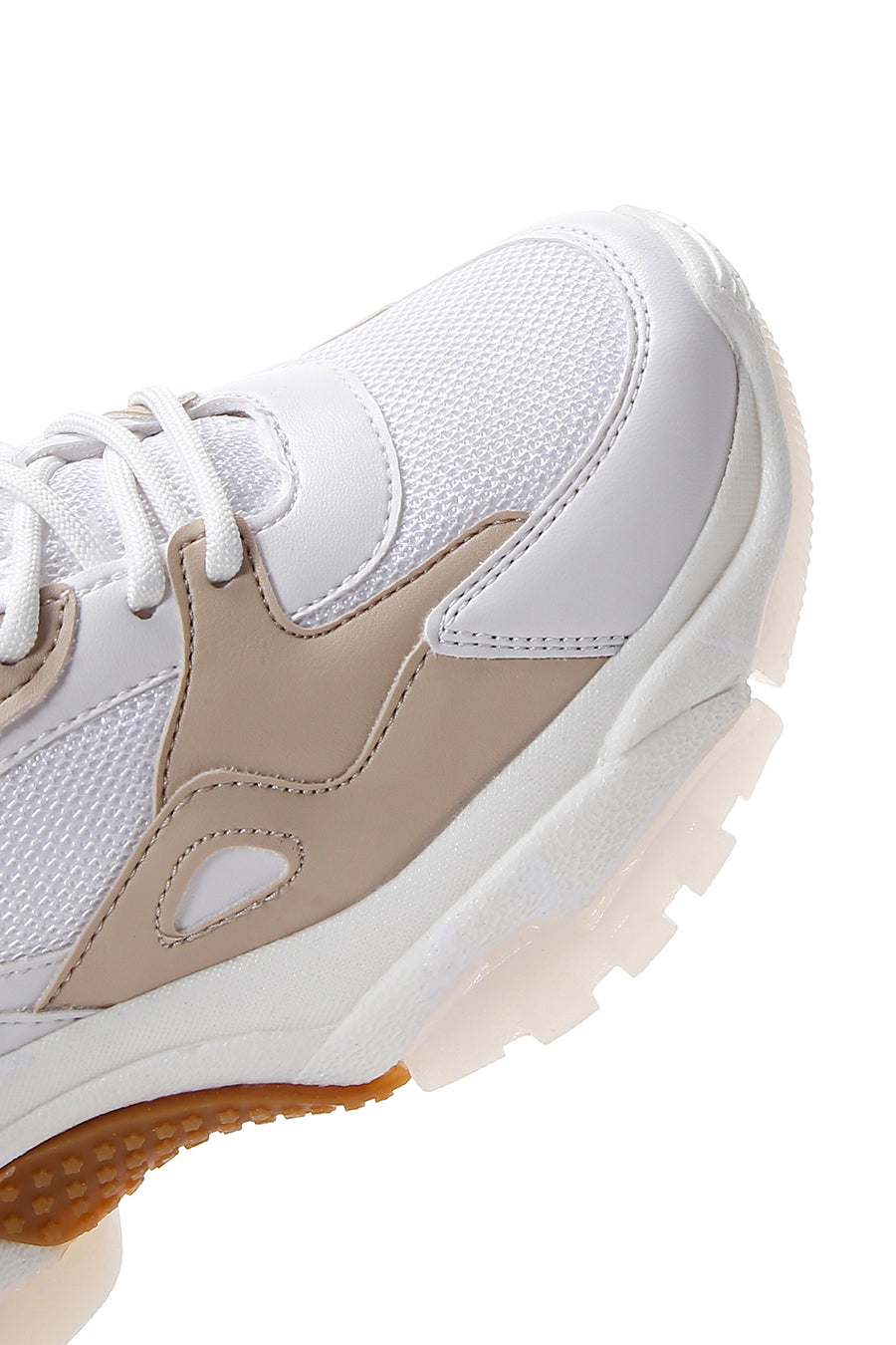 Kadın Bej Kalın Tabanlı Sneaker