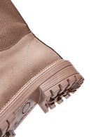 Women's Beige Suede Boots | Derimod