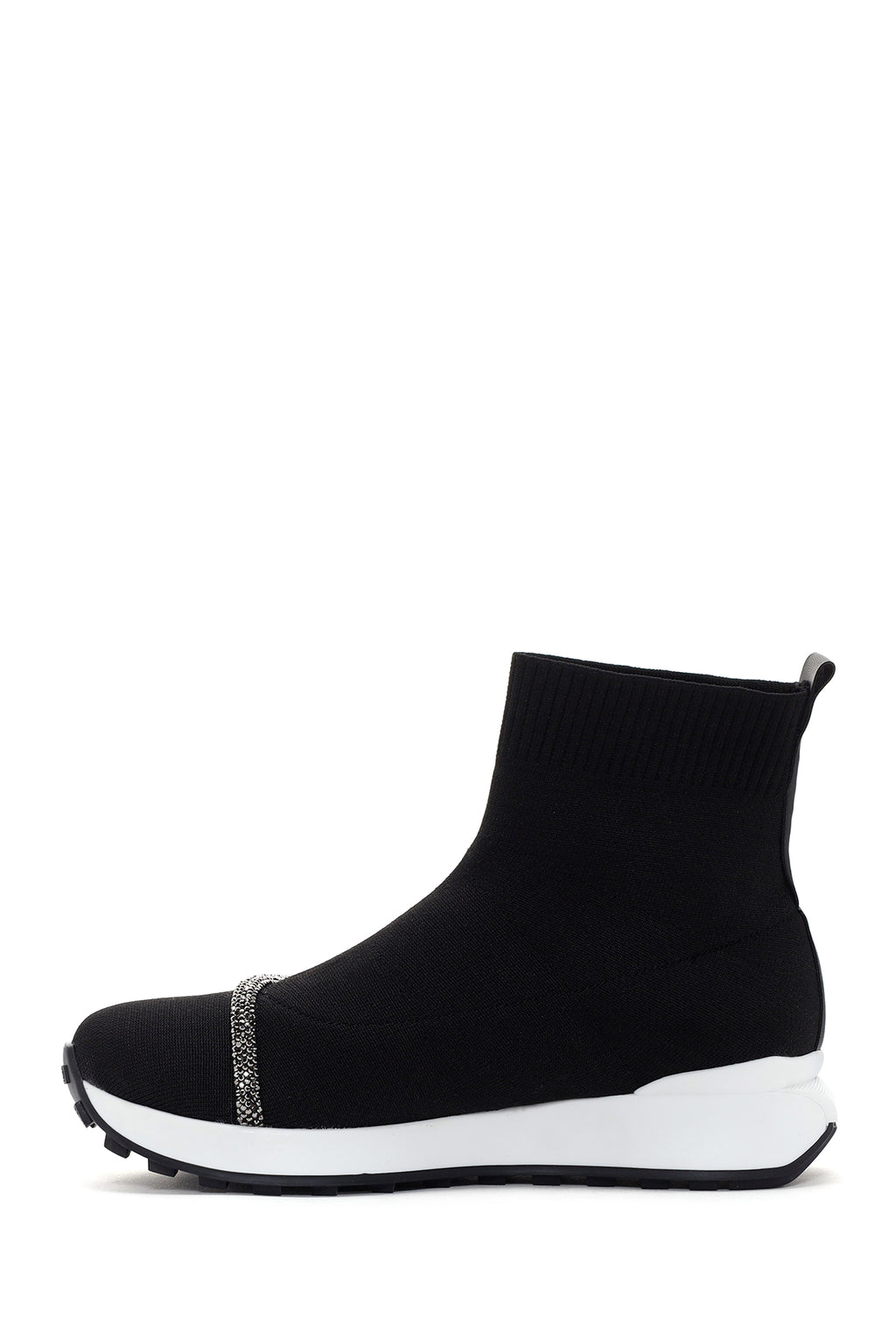 Kadın Siyah Kumaş Bilekli Sneaker