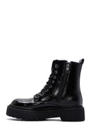 Women's Black Patent Leather Boots | Derimod