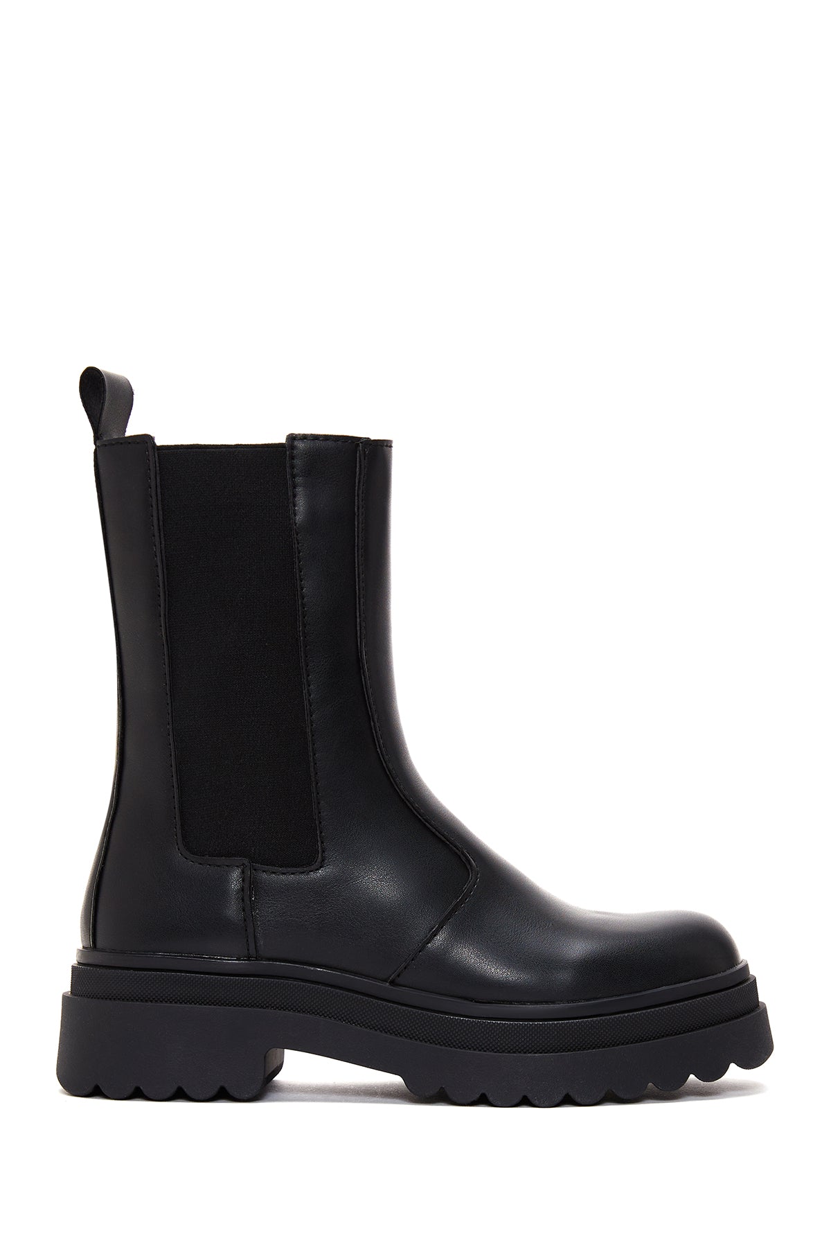 Kadın Siyah Kalın Tabanlı Chelsea Bot 23WFE200418 | Derimod