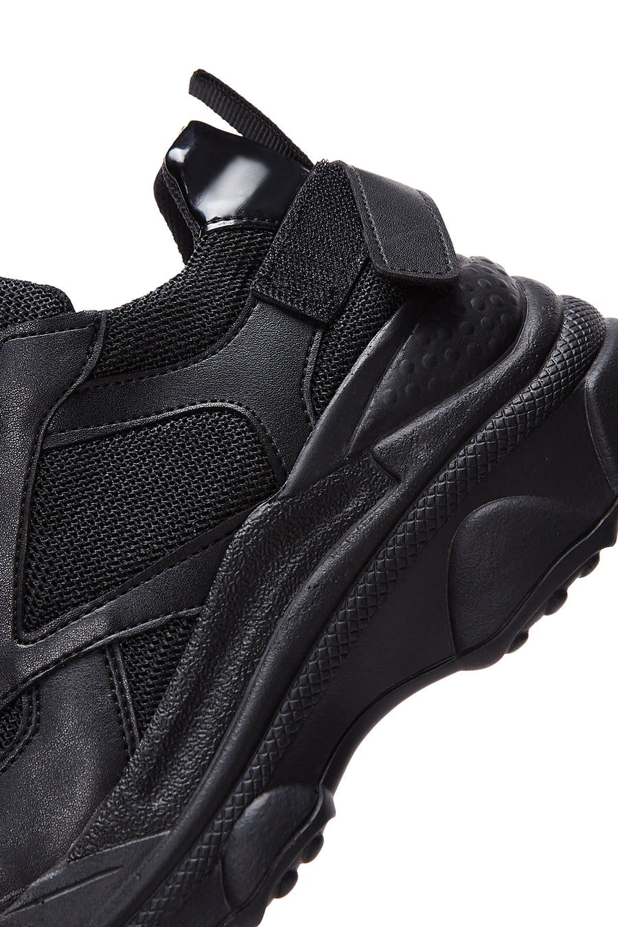 Kadın Siyah Kalın Tabanlı Sneaker