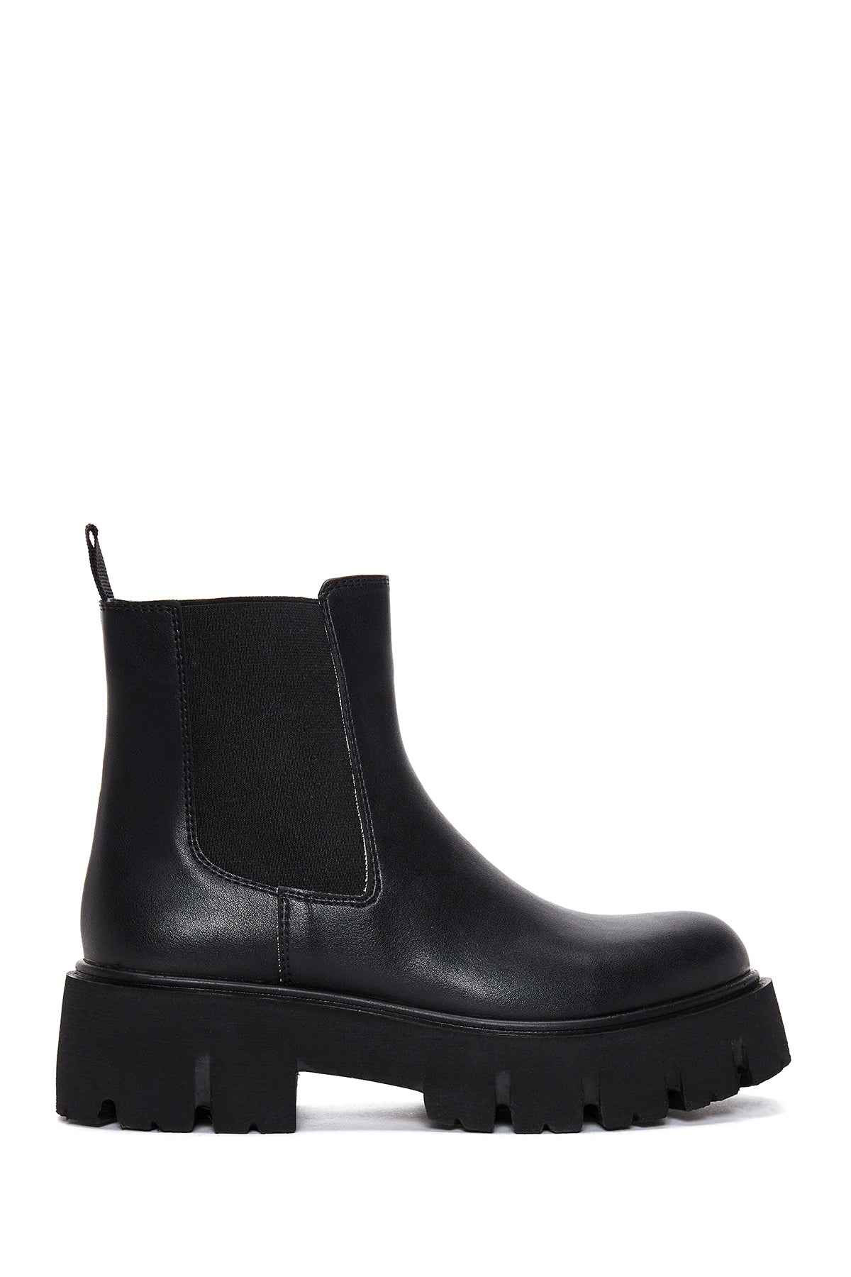 Women's Black Thick Soled Chelsea Boots 23WFE220918 | Derimod