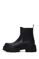 Women's Black Thick Soled Chelsea Boots | Derimod