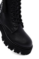 Kadın Siyah Fermuarlı Casual Postal Bot | Derimod