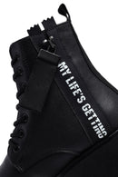 Kadın Siyah Fermuarlı Casual Postal Bot | Derimod