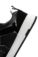 Women's Black Suede Detailed Sneaker | Derimod