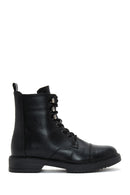Women's Black Zippered Boots | Derimod