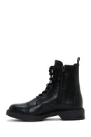 Women's Black Zippered Boots | Derimod