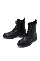 Women's Black Zippered Boots | Derimod