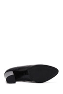Women's Black Heeled Bootie | Derimod
