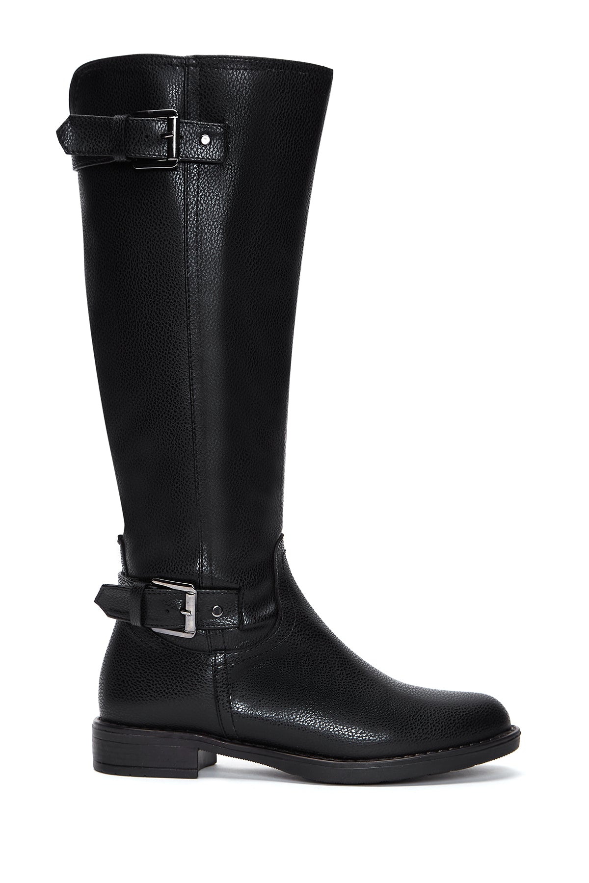 Women's Black Zippered Buckle Boots 23WFE2524FT | Derimod