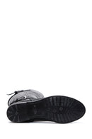 Women's Black Zippered Buckle Boots | Derimod