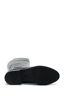 Women's Black Zippered Boots | Derimod