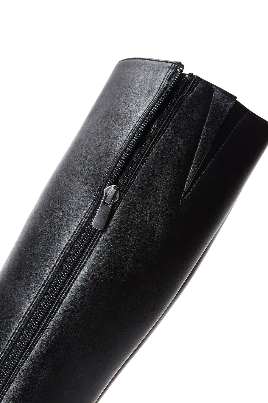 Women's Black Zippered Boots