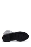 Women's Black Zippered Heeled Boots | Derimod