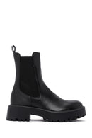 Women's Black Thick Soled Chelsea Boots | Derimod