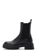 Women's Black Thick Soled Chelsea Boots | Derimod